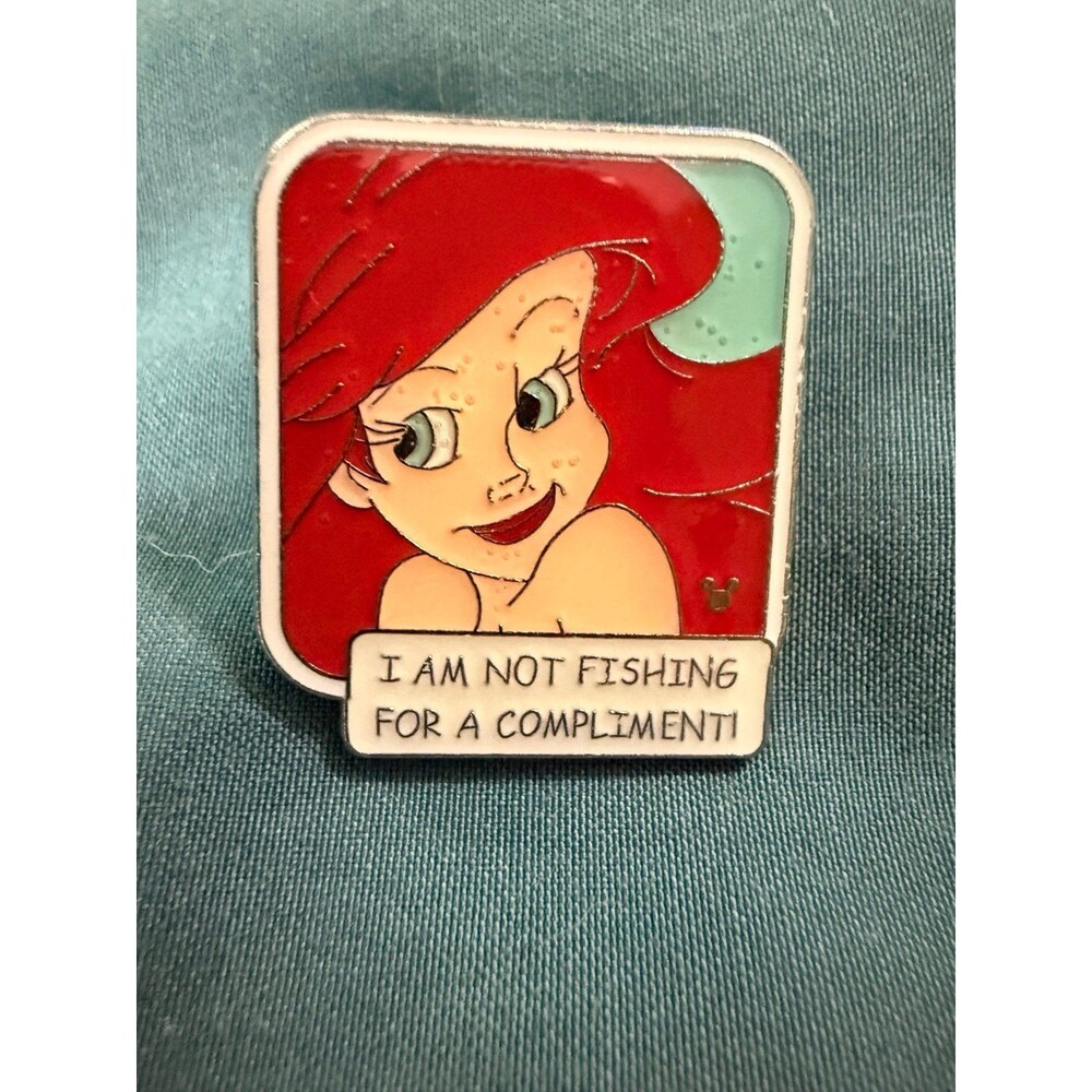 Disney Hidden Mickey "I Am Not Fishing for a Compliment" Ariel pin